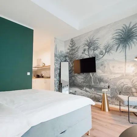 City-Studio Im Innenhof Mit Boxspring-Bett Und Community-Raum Munster  Exterior photo