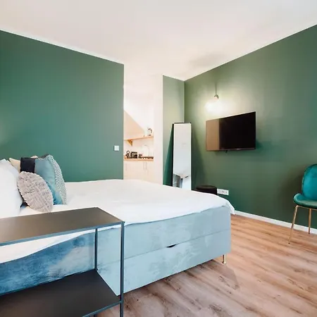 City-Studio Im Innenhof Mit Boxspring-Bett Und Community-Raum Munster  Exterior photo