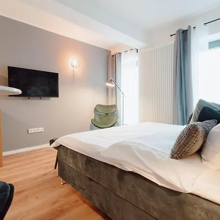 City-Studio Im Innenhof Mit Boxspring-Bett Und Community-Raum Munster  Exterior photo