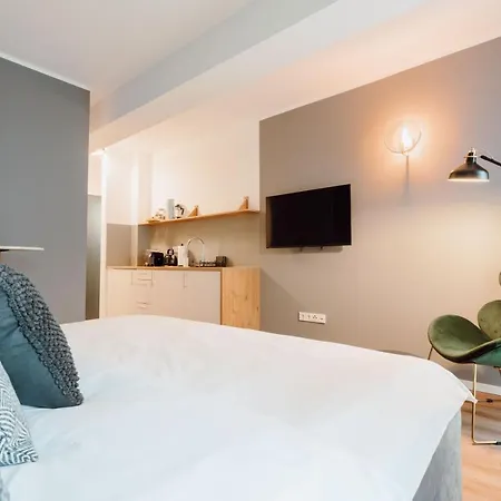 City-Studio Im Innenhof Mit Boxspring-Bett Und Community-Raum Munster  Exterior photo