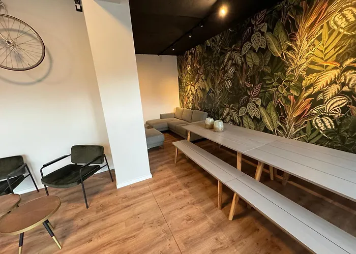 City-Studio Im Innenhof Mit Boxspring-Bett Und Community-Raum