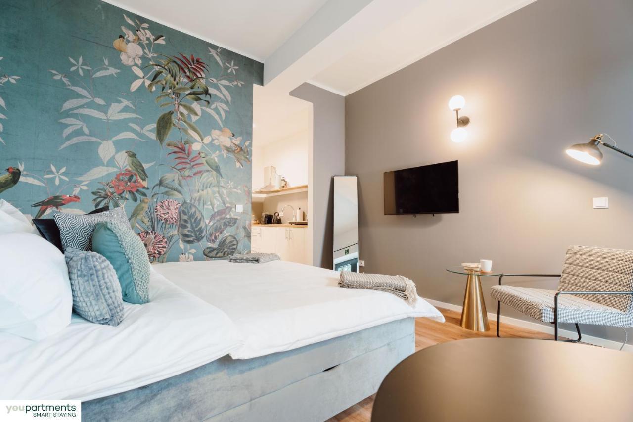 Apartment City-studio Im Innenhof Mit Boxspring-bett Und Community-raum