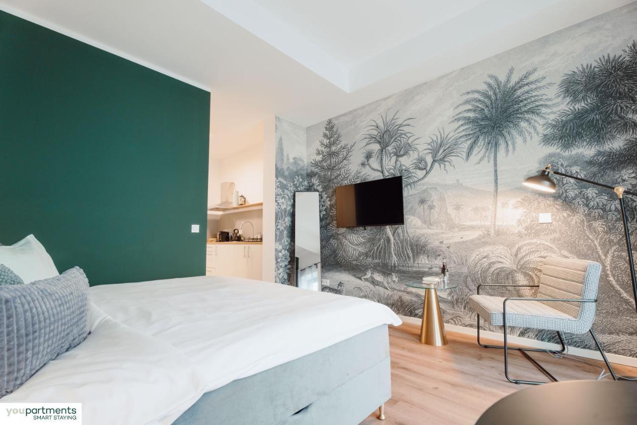 Apartment City-studio Im Innenhof Mit Boxspring-bett Und Community-raum *