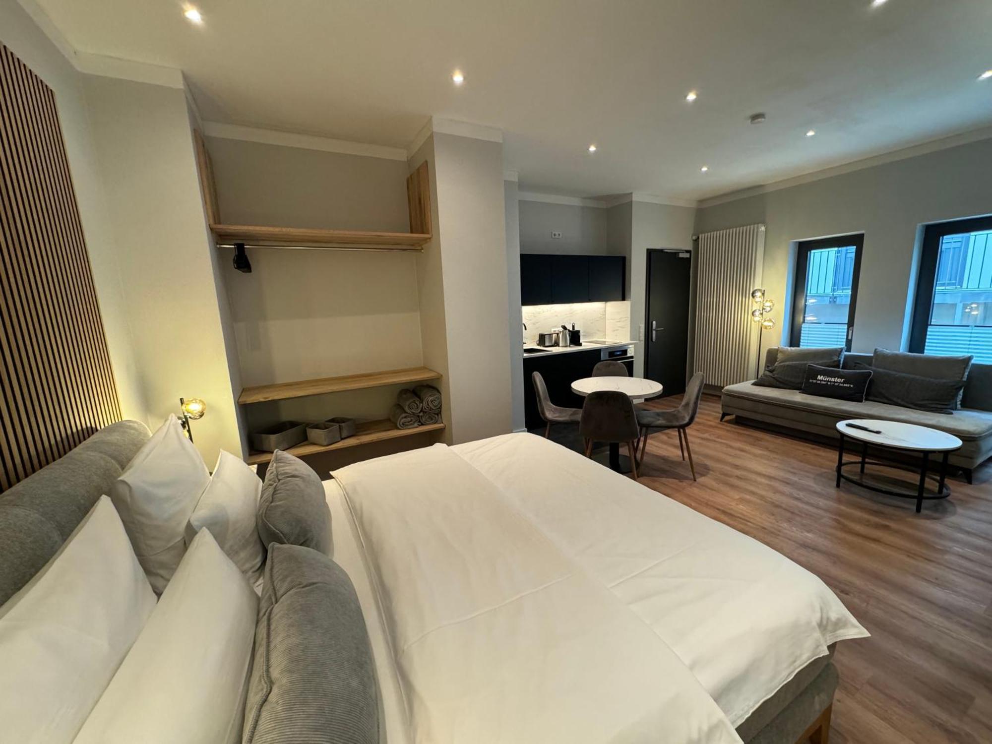 City-studio Im Innenhof Mit Boxspring-bett Und Community-raum Apartment Munster (North Rhine-Westphalia)